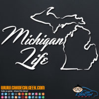 Michigan Life Decal Sticker