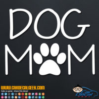 Dog Mom Decal Sticker