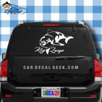 Key Largo Dolphin Car Window Decal Sticker