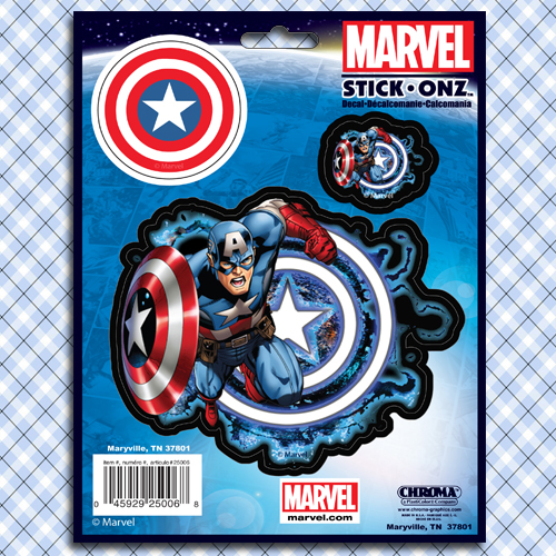 Marvel Captain America Decal Sticker