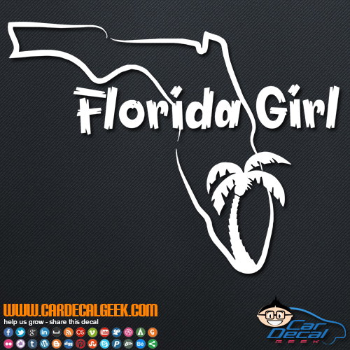 Florida Girl Decal Sticker