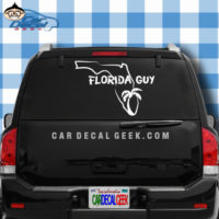 Florida Guy Car Window Decal Sticker