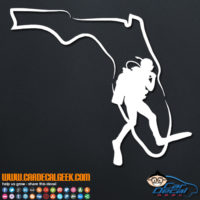 Florida Scuba Diver Decal Sticker