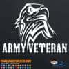 Army Veteran Eagle Decal Sticker