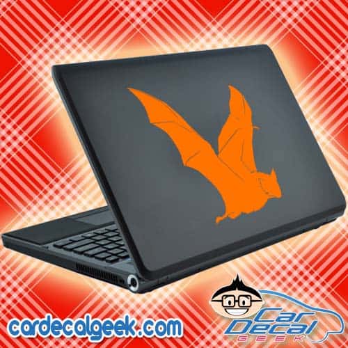 Flying Bat Laptop Decal Sticker