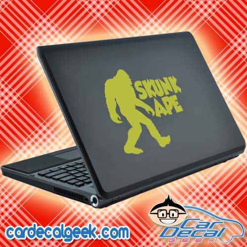 Skunk Ape Laptop Decal Sticker