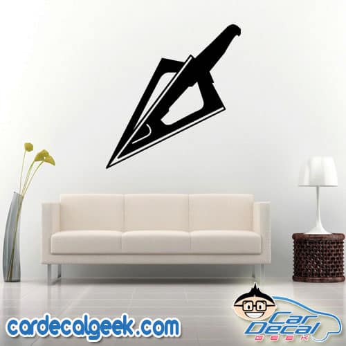 Bowhunting Arrow Tip Wall Decal Sticker