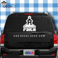 Church Faith Car Window Decal Sticker