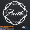 Crown of Thorns Faith Decal Sticker