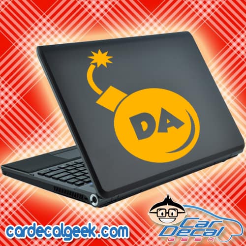 Da Bomb Laptop Decal Sticker
