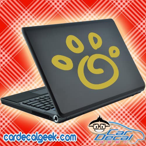 Awesome Dog Paw Laptop Decal Sticker Awesome Dog Paw Laptop Decal Sticker