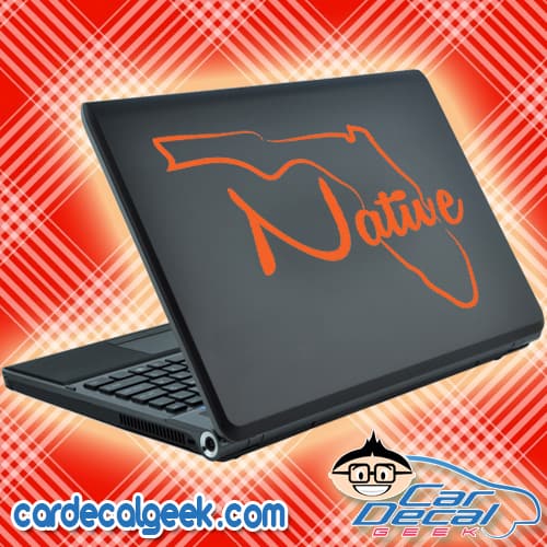 Florida Native Laptop Decal Sticker