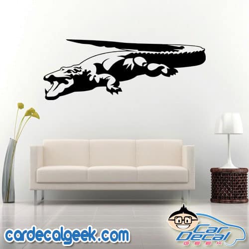 Awesome Gator Wall Decal Sticker
