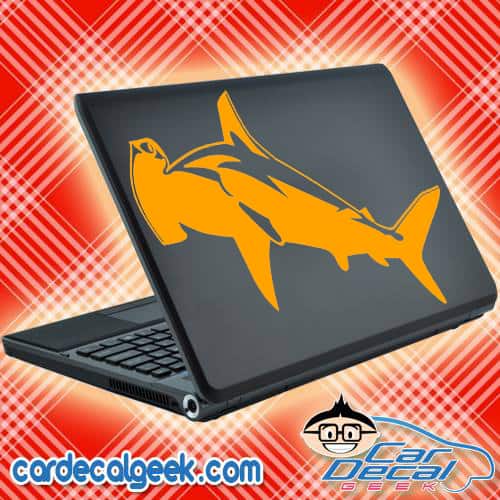Awesome Hammerhead Shark Laptop Decal Sticker
