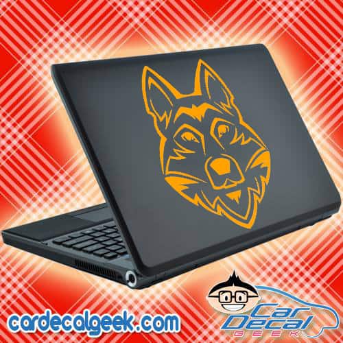 Tribal Husky Dog Laptop Decal Sticker Tribal Husky Dog Laptop Decal Sticker