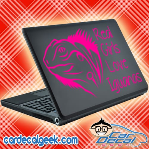 Real Girls Love Iguanas Laptop Decal Sticker Real Girls Love Iguanas Laptop Decal Sticker