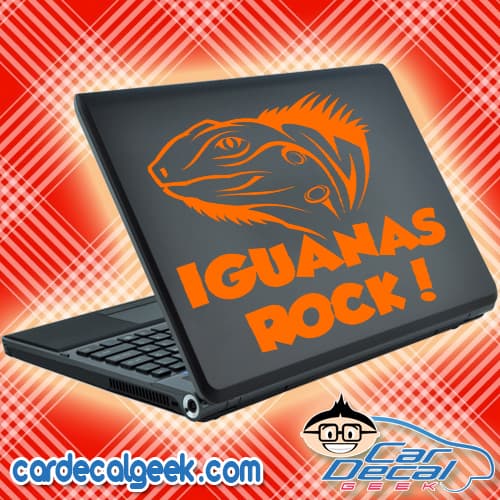 Iguana's Rock Laptop Decal Sticker