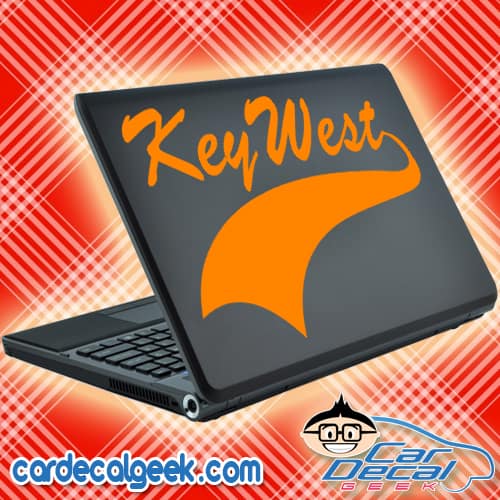 Key West Athletic Laptop Decal Sticker