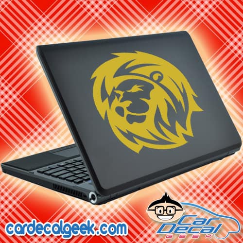 Lion Head Laptop Decal Sticker