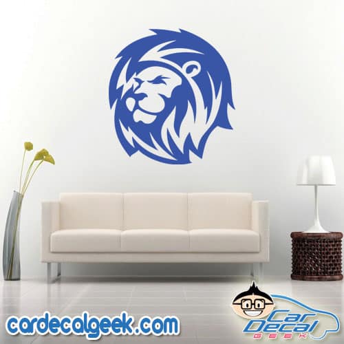 Lion Head Wall Decal Sticker