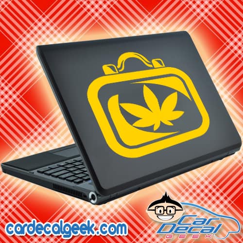 Medical Marijuana Case Laptop Decal Sticker
