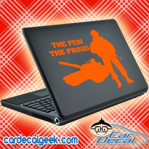 The Few The Proud Marine Laptop Decal Sticker