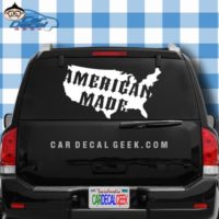 American Made United States Car Truck Decal Sticker