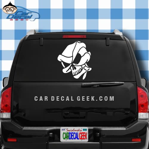 Alien Skull Car Window Decal Sticker Alien Skull Car Window Decal Sticker