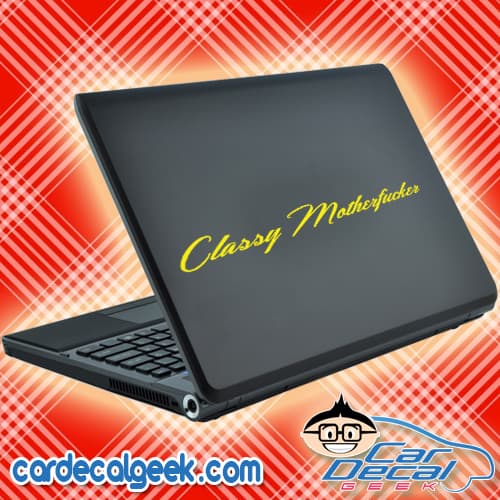Classy Motherfucker Laptop MacBook Decal Sticker