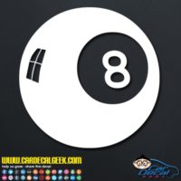 Eight Ball Decal Sticker