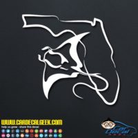 Florida Manta Ray Decal Sticker