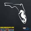 Florida Sea Horse Decal Sticker