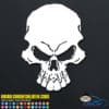 Freaking Scary Skull Decal Sticker