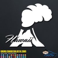 Hawaii Volcano Decal Sticker
