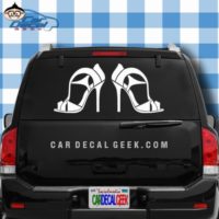 High Heels Car Window Decal Sticker