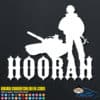 Hoorah Army Soldier Tank Decal Sticker