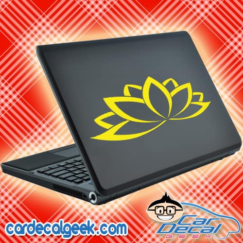 Lotus Flower Laptop MacBook Decal Sticker