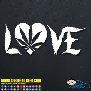 High roller weed vinyl decal 7" sticker marijuanna skunk car van laptop window 