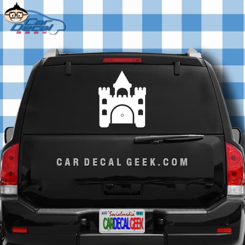 Princess Castle Car Window Decal Sticker