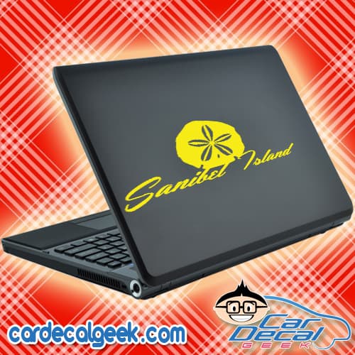 Sanibel Island Sand Dollar Laptop MacBook Decal Sticker