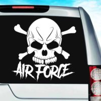 Air Force Skull Vinyl Car Window Decal Sticker