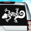 Aruba Lizard Vinyl Car Window Decal Sticker