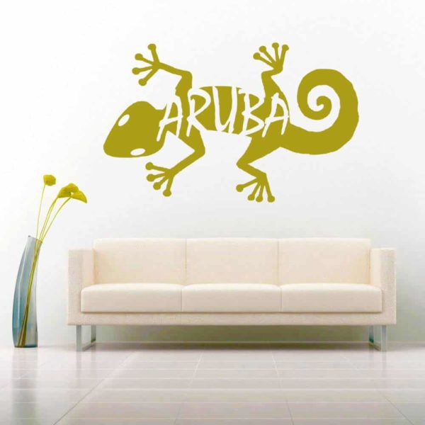 Aruba Lizard Vinyl Wall Decal Sticker