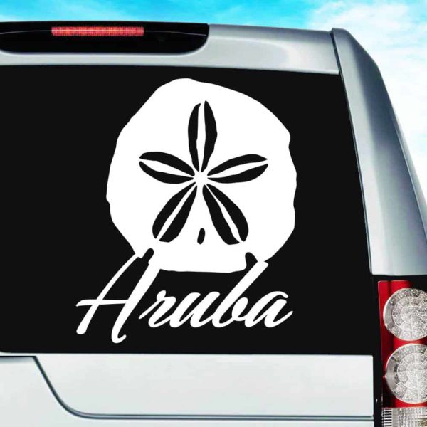 Aruba Sand Dollar Vinyl Car Window Decal Sticker