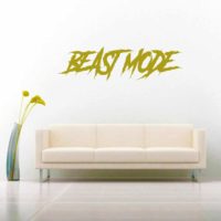 Beast Mode Vinyl Wall Decal Sticker