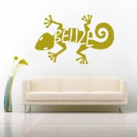 Belize Lizard Vinyl Wall Decal Sticker