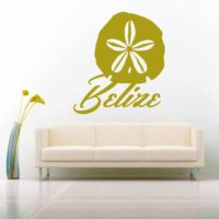 Belize Sand Dollar Vinyl Wall Decal Sticker