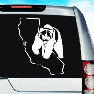 4 x 2.5, Black Laptop and More Yoonek Graphics Love California Decal Sticker for Car Window # 567 