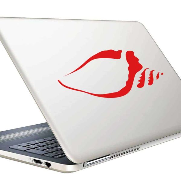 Conch Shell Vinyl Laptop Macbook Decal Sticker