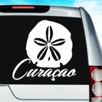 Curacao Sand Dollar Vinyl Car Window Decal Sticker